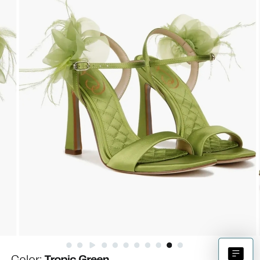 Sam Edelman Tropic Green Heels